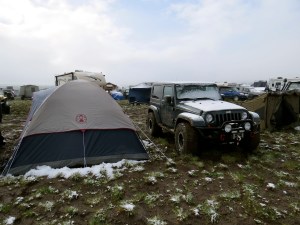 Waking up to snow in Arizona wasn't what we'd planned for. 