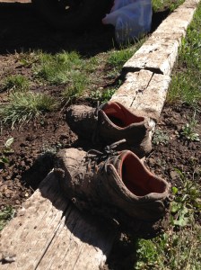 Unfortunately my trusty pair of hiking shoes were a casualty of Snoverland Expo. May they rest in peace.